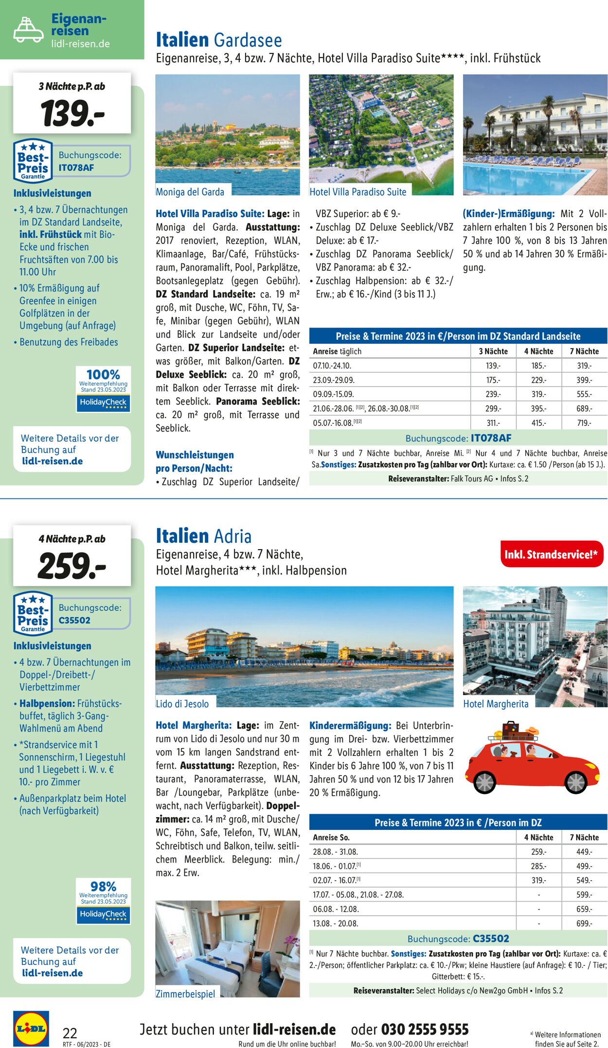 Lidl-Reisen Prospekt - Aktuell vom 14.06-15.07.2023 (Seite 22)