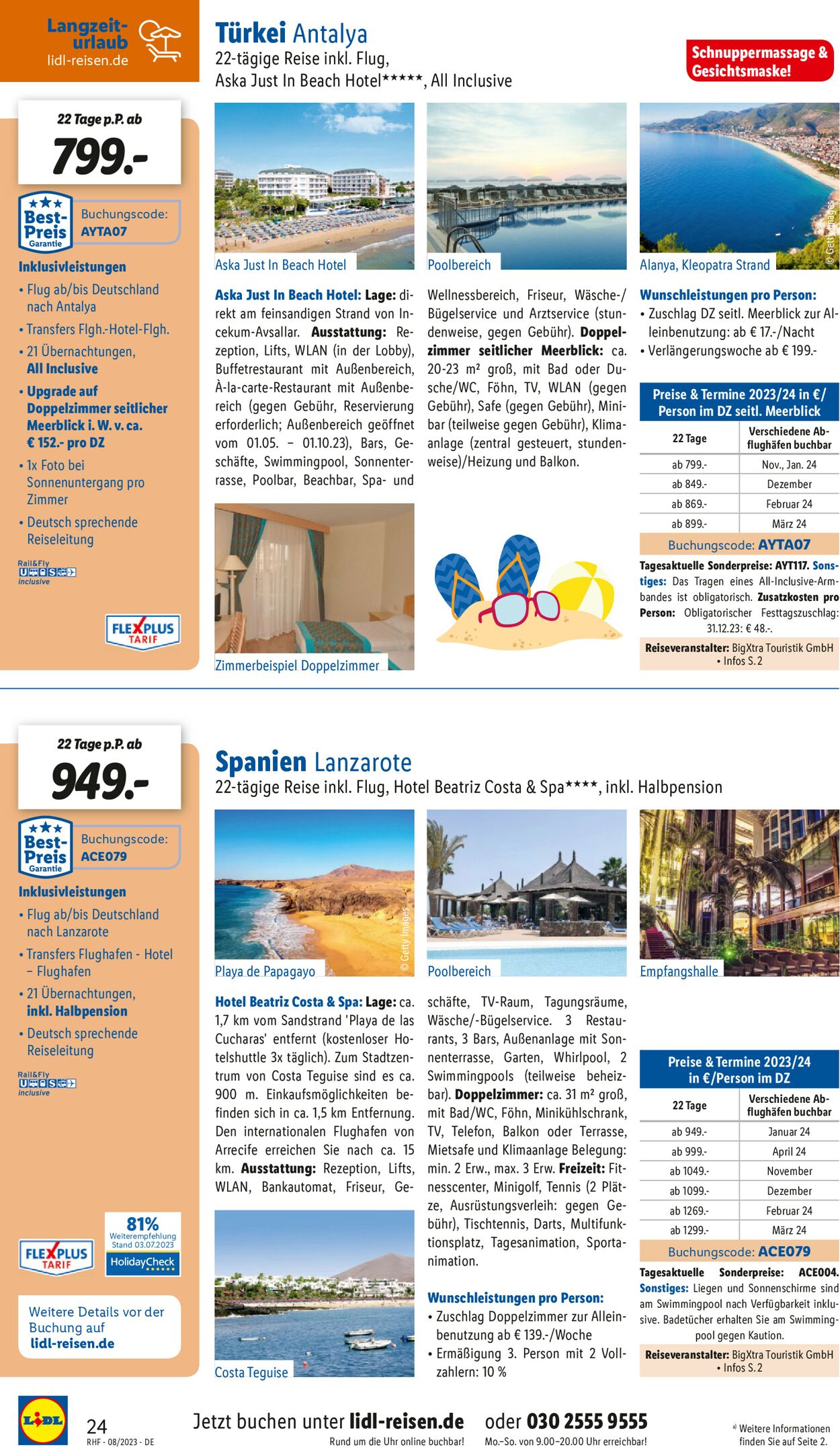 Lidl-Reisen Prospekt - Aktuell vom 28.07-30.08.2023 (Seite 24)