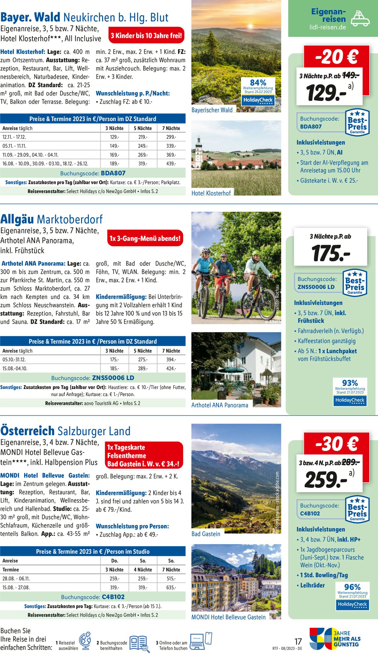 Lidl-Reisen Prospekt - Aktuell vom 12.08-15.09.2023 (Seite 17)