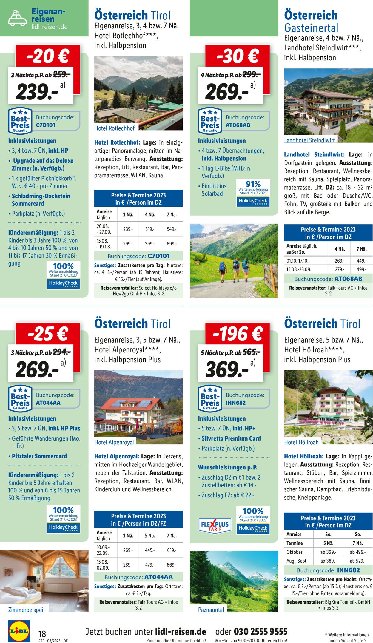 Lidl-Reisen Prospekt - Aktuell vom 12.08-15.09.2023 (Seite 18)