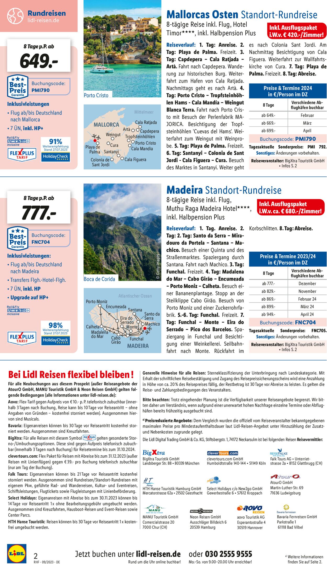 Lidl-Reisen Prospekt - Aktuell vom 30.08-30.09.2023 (Seite 2)