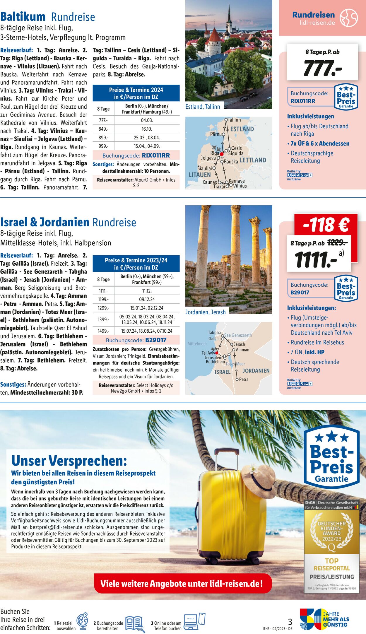 Lidl-Reisen Prospekt - Aktuell vom 30.08-30.09.2023 (Seite 3)