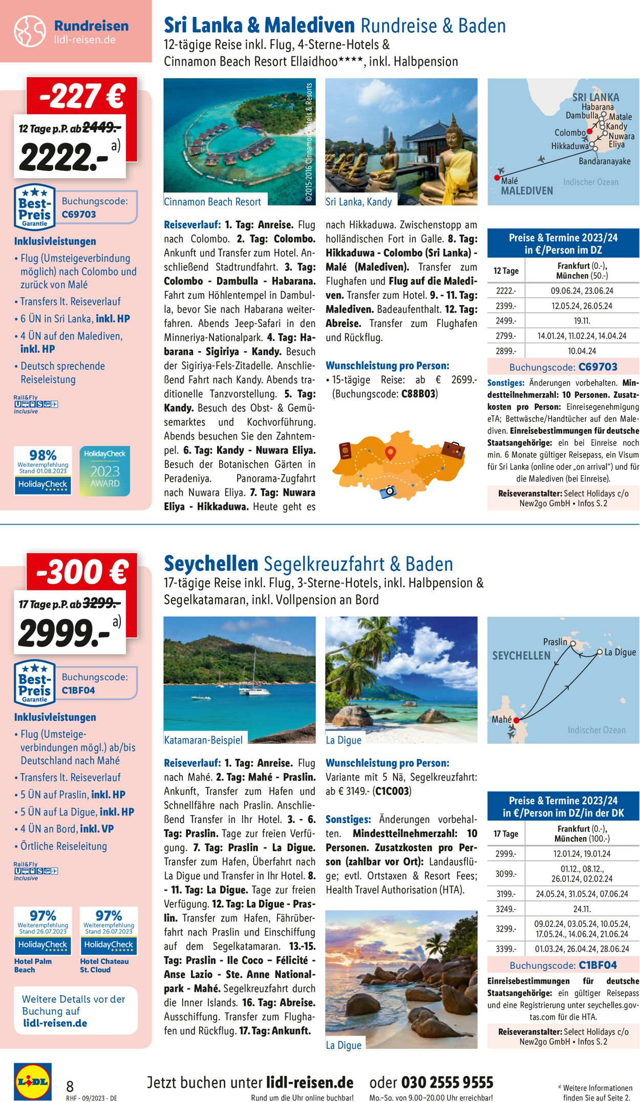 Lidl-Reisen Prospekt - Aktuell vom 30.08-30.09.2023 (Seite 8)