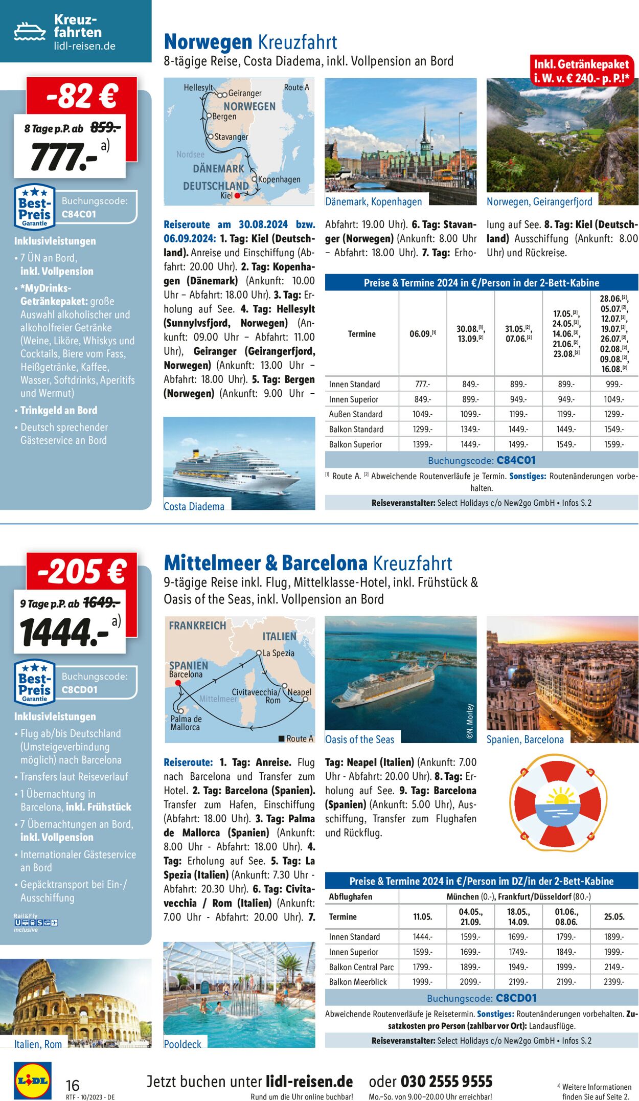 Lidl-Reisen Prospekt - Aktuell vom 14.10-15.11.2023 (Seite 16)