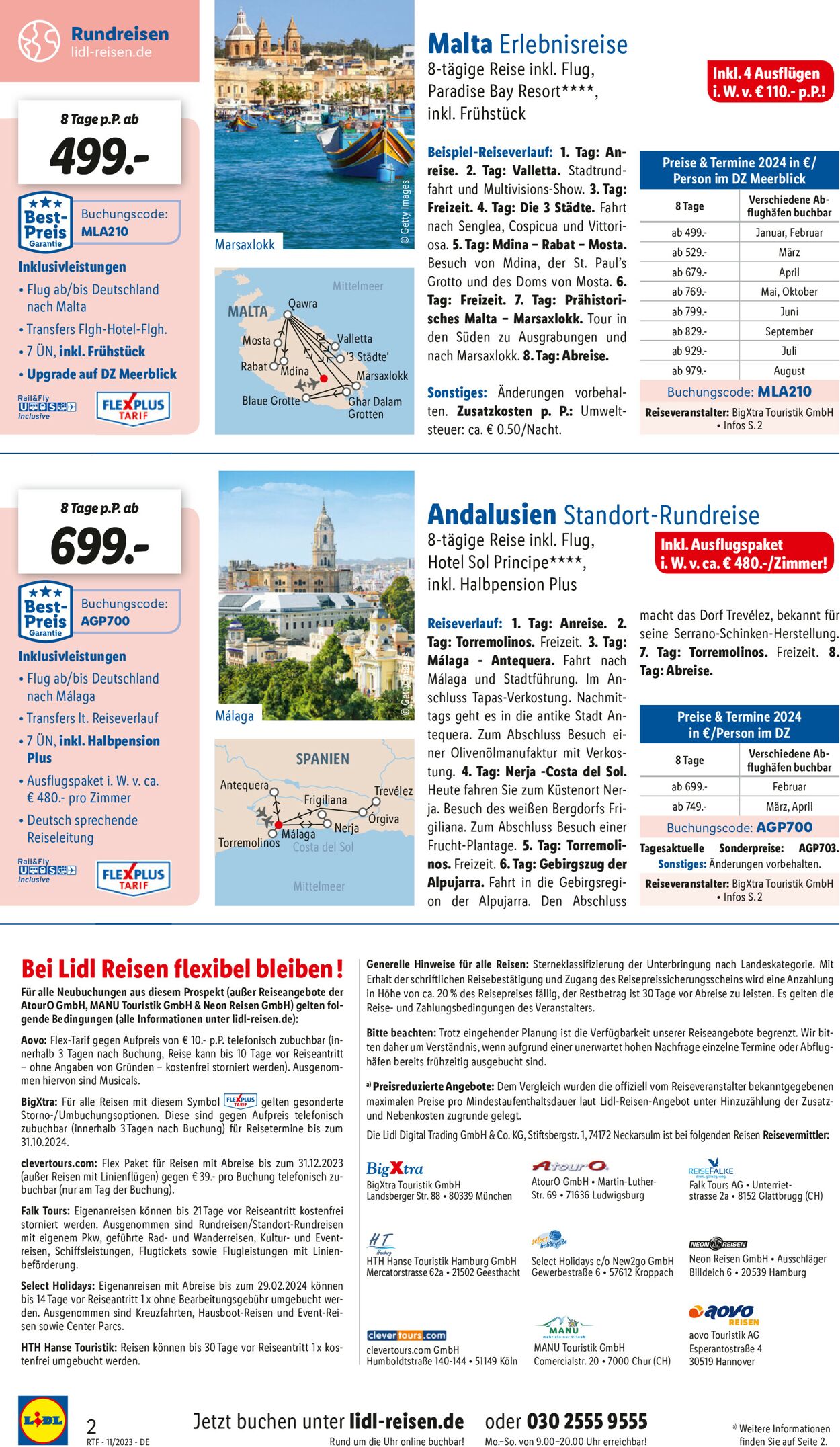 Lidl-Reisen Prospekt - Aktuell vom 15.11-15.12.2023 (Seite 2)