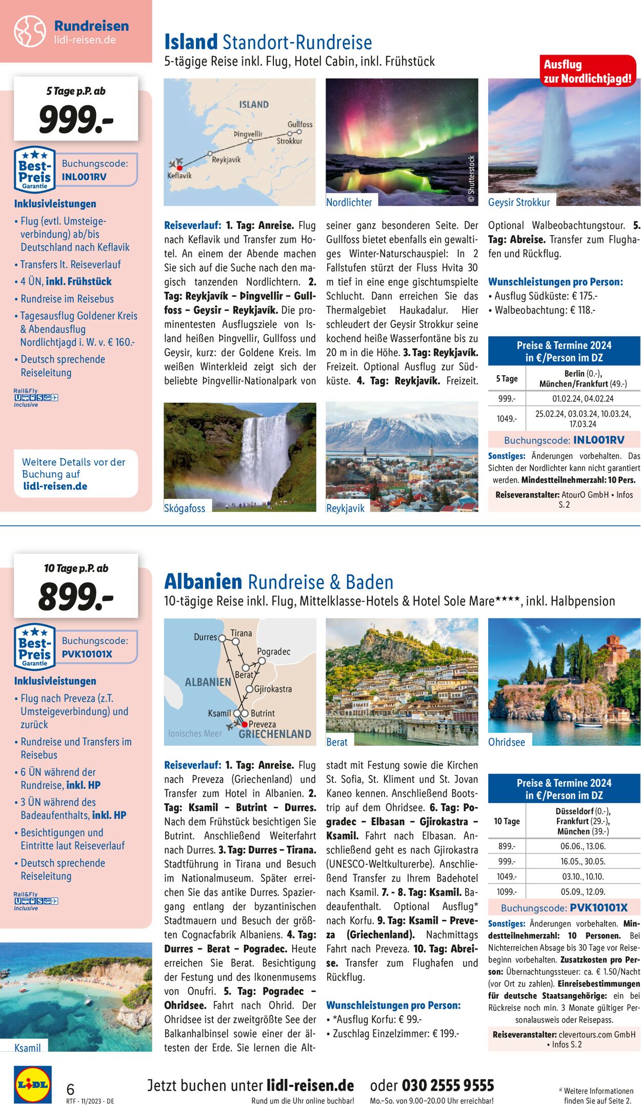 Lidl-Reisen Prospekt - Aktuell vom 15.11-15.12.2023 (Seite 6)