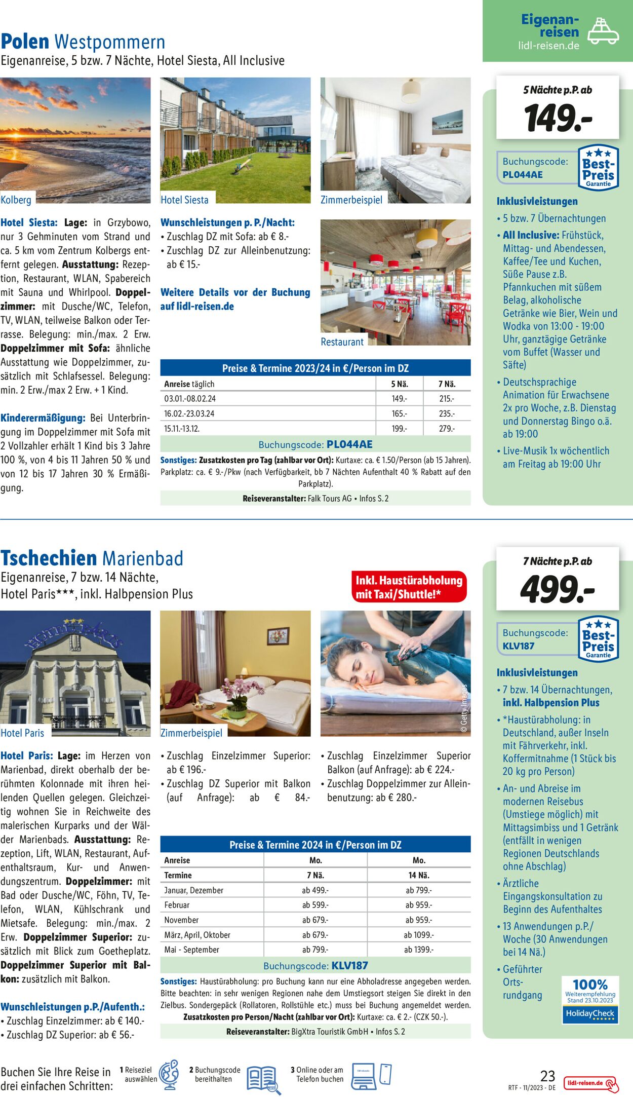 Lidl-Reisen Prospekt - Aktuell vom 15.11-15.12.2023 (Seite 23)