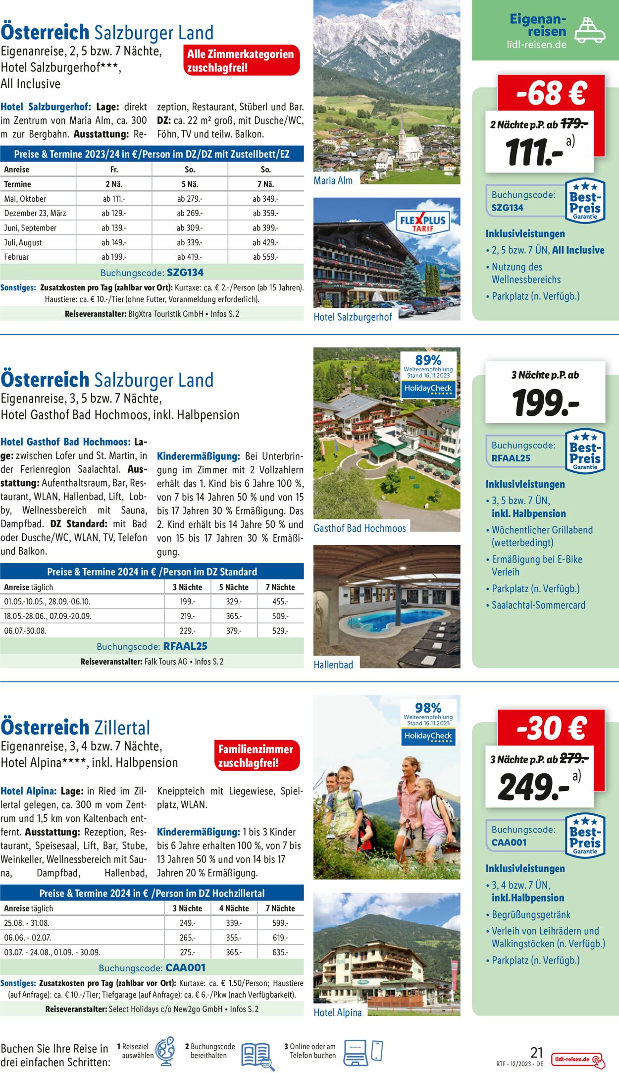 Lidl-Reisen Prospekt - Aktuell vom 13.12-15.01.2024 (Seite 21)