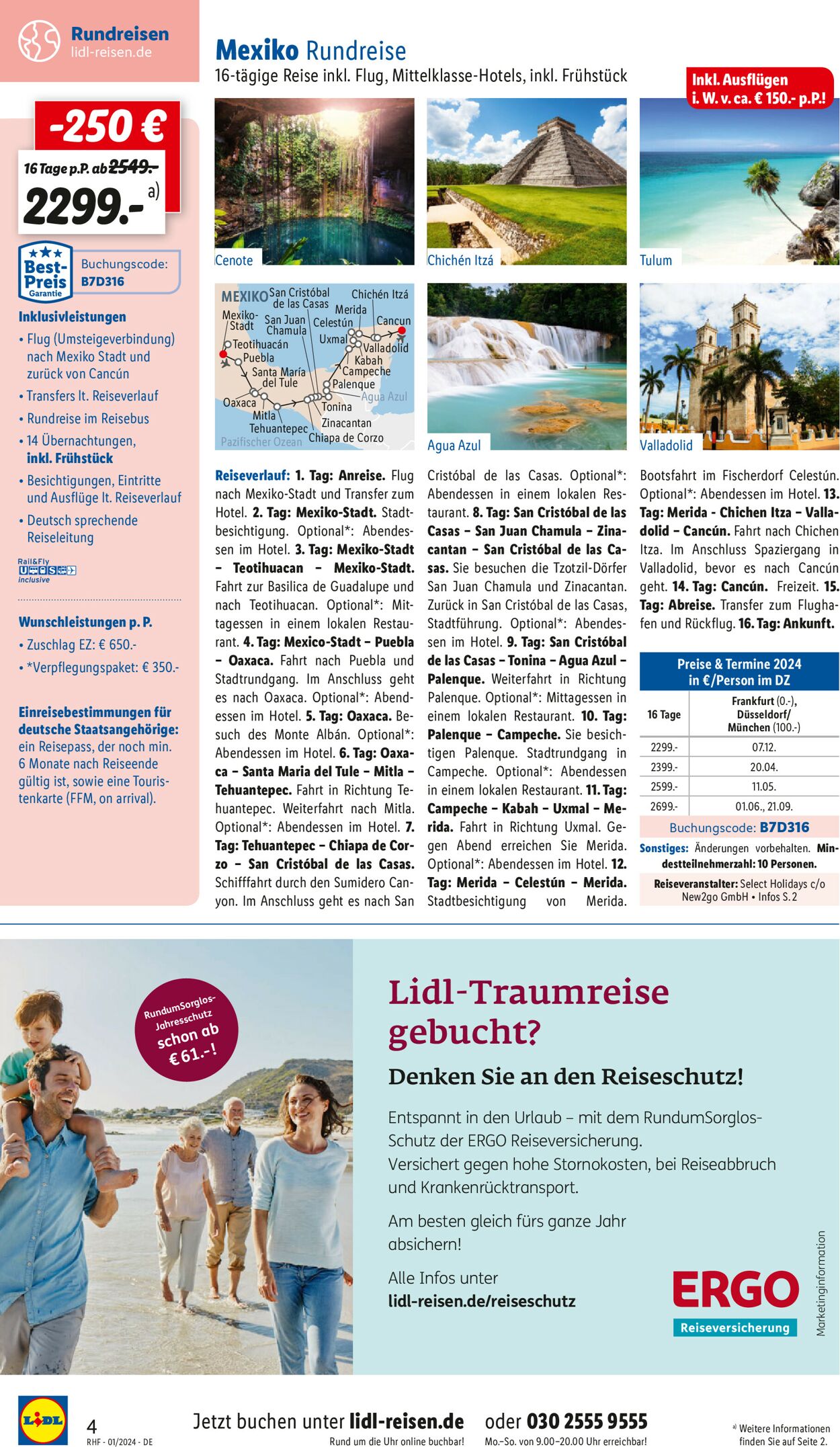 Lidl-Reisen Prospekt - Aktuell vom 27.12-31.01.2024 (Seite 4)