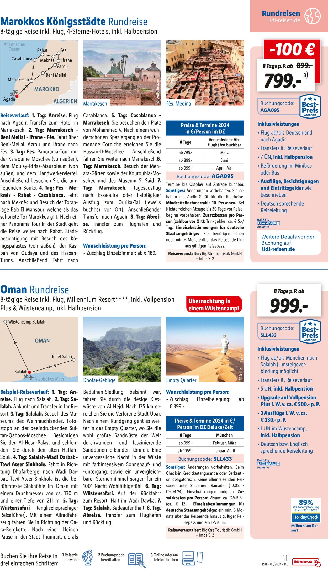 Lidl-Reisen Prospekt - Aktuell vom 27.12-31.01.2024 (Seite 11)