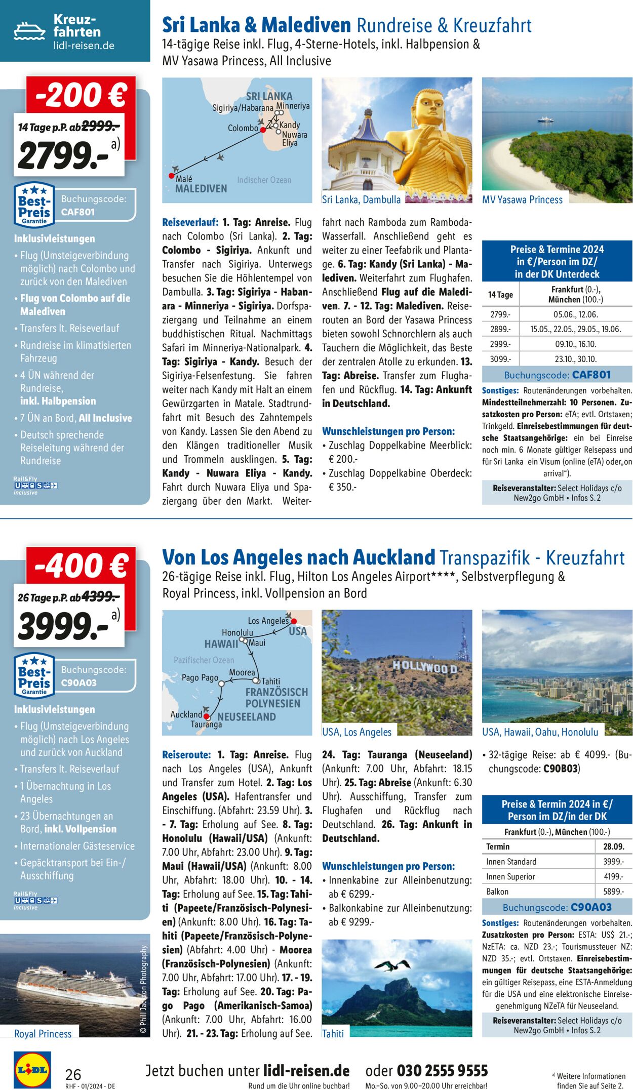 Lidl-Reisen Prospekt - Aktuell vom 27.12-31.01.2024 (Seite 26)