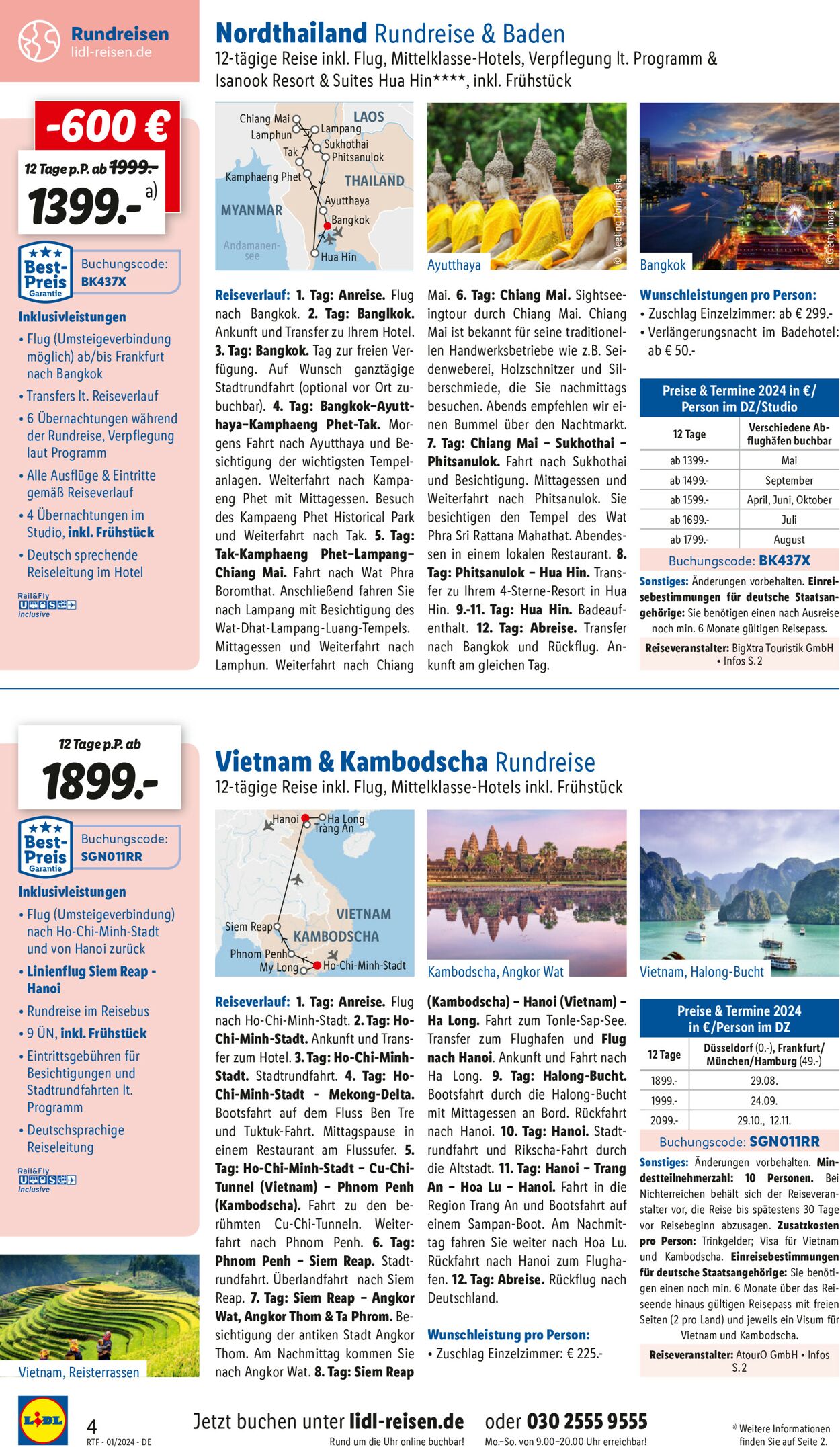 Lidl-Reisen Prospekt - Aktuell vom 15.01-15.02.2024 (Seite 4)