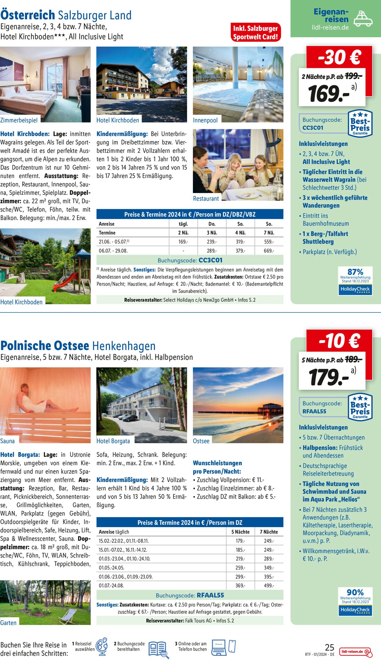 Lidl-Reisen Prospekt - Aktuell vom 15.01-15.02.2024 (Seite 25)