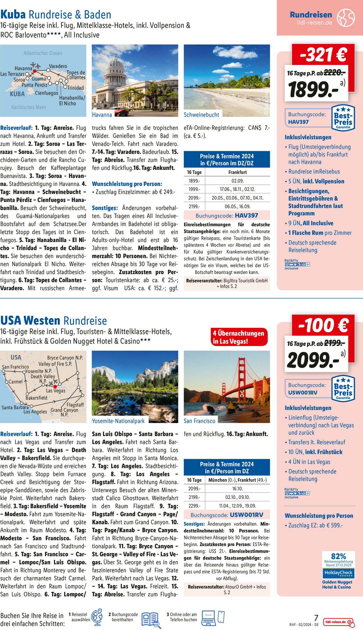 Lidl-Reisen Prospekt - Aktuell vom 31.01-29.02.2024 (Seite 7)