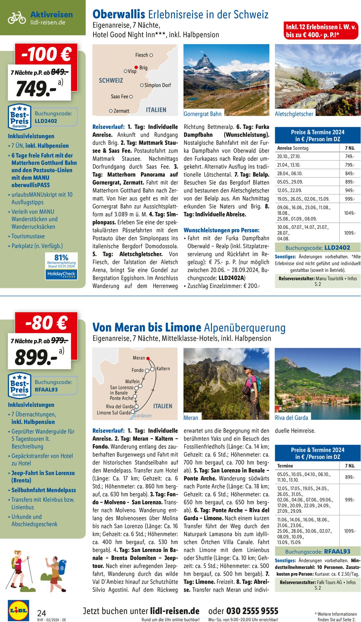 Lidl-Reisen Prospekt - Aktuell vom 31.01-29.02.2024 (Seite 24)
