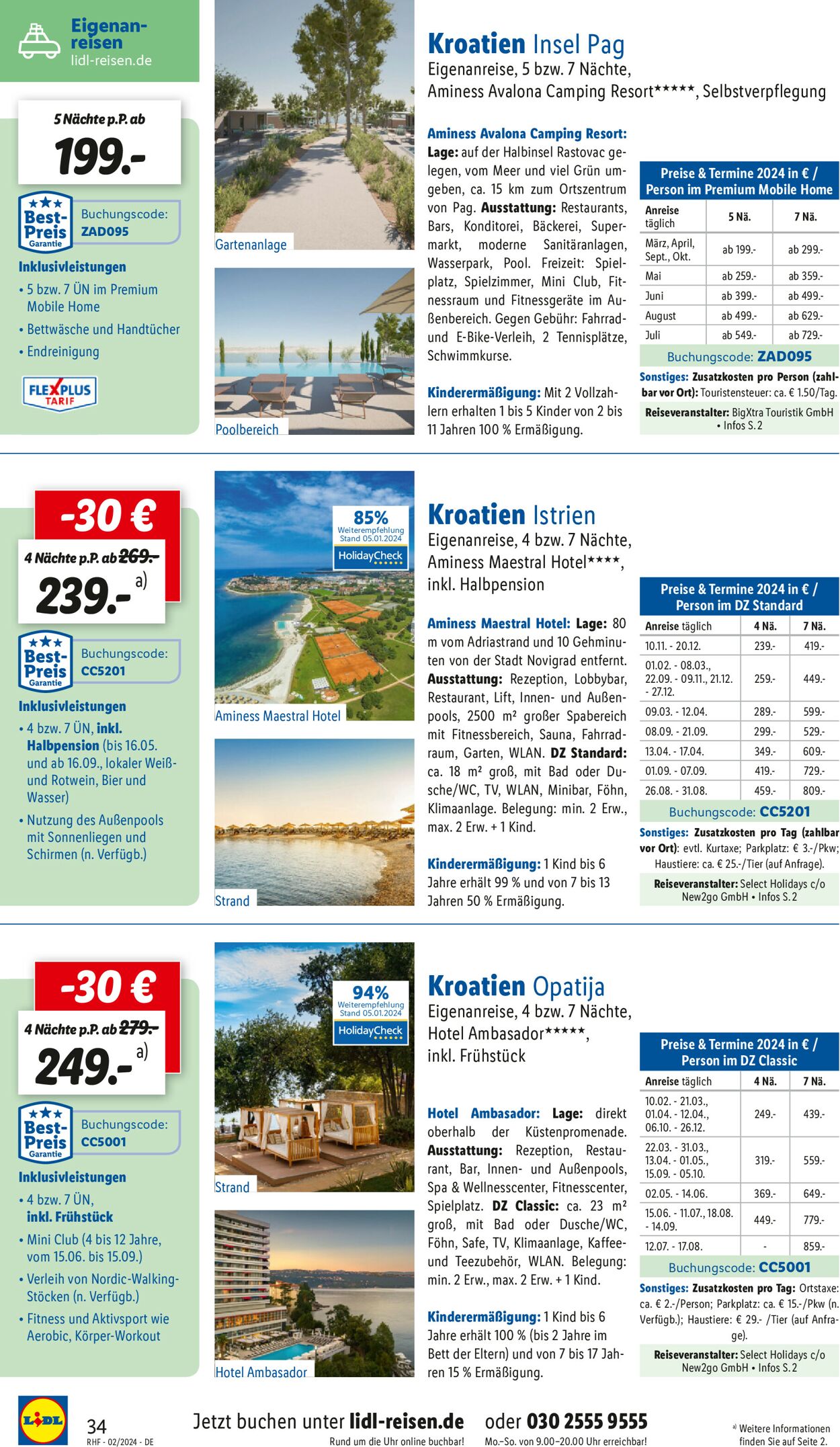 Lidl-Reisen Prospekt - Aktuell vom 31.01-29.02.2024 (Seite 34)