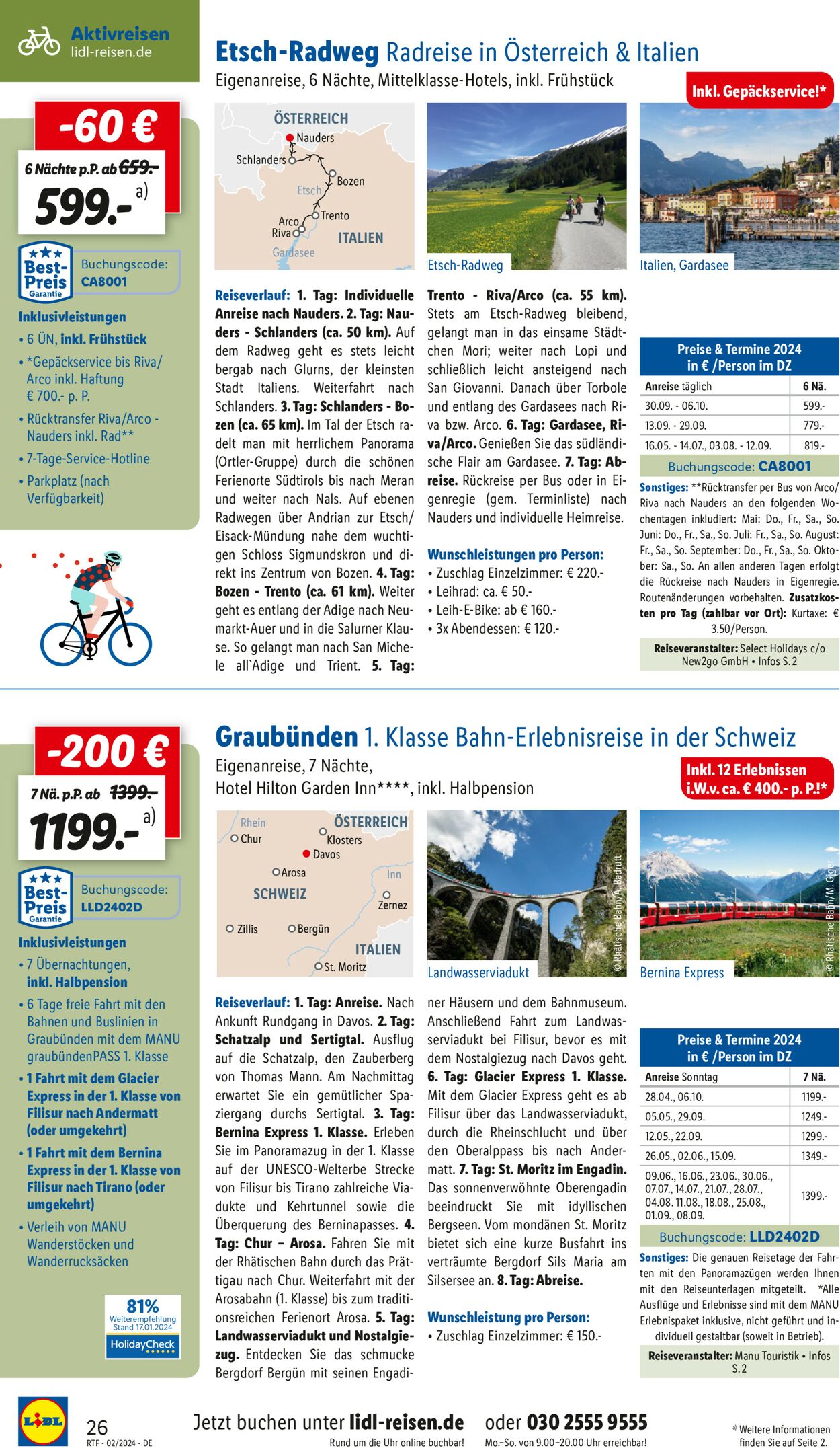 Lidl-Reisen Prospekt - Aktuell vom 13.02-15.03.2024 (Seite 26)