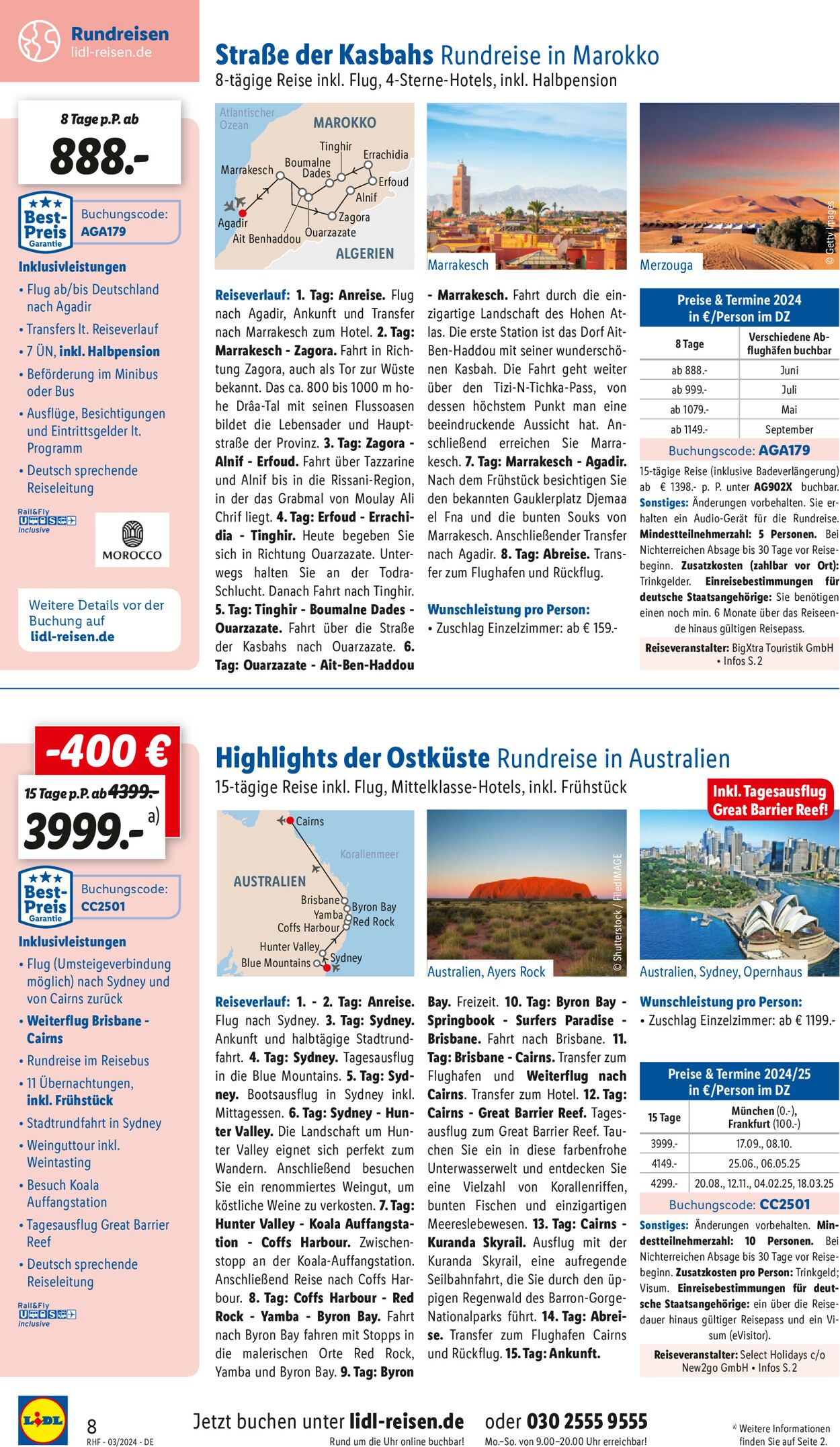 Lidl-Reisen Prospekt - Aktuell vom 28.02-31.03.2024 (Seite 8)