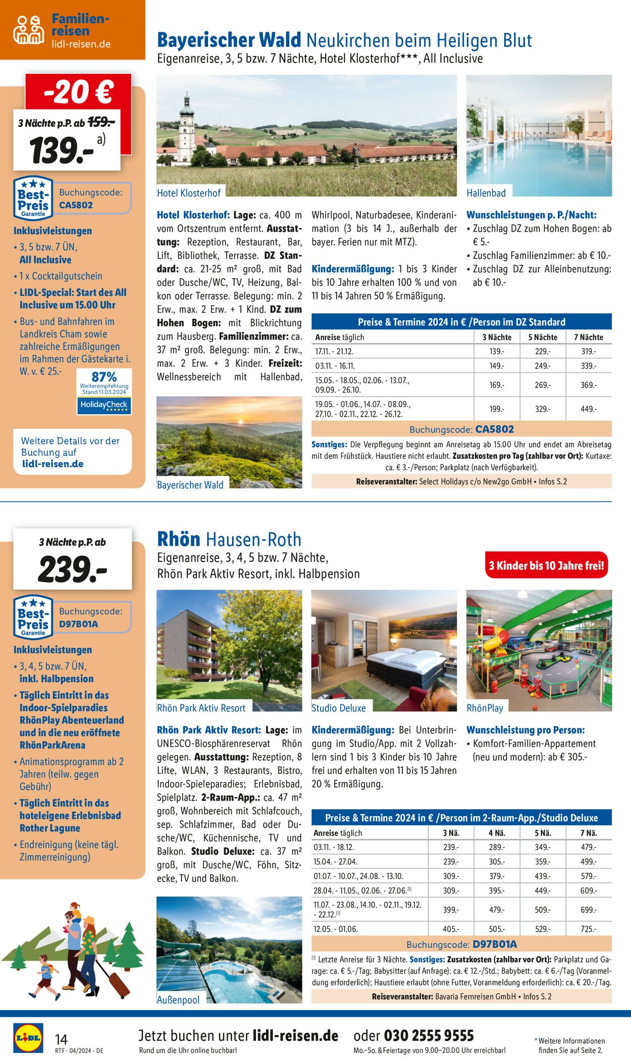 Lidl-Reisen Prospekt - Aktuell vom 12.04-15.05.2024 (Seite 14)