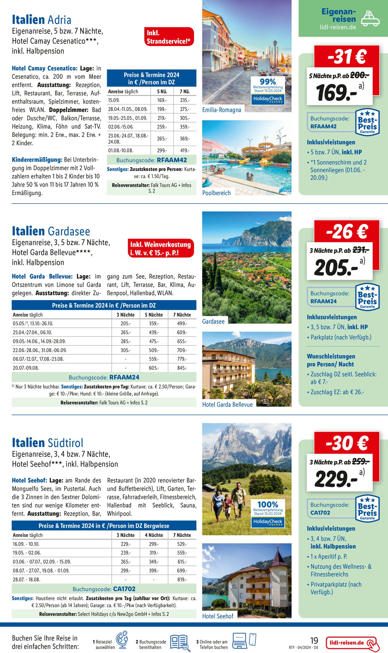 Lidl-Reisen Prospekt - Aktuell vom 12.04-15.05.2024 (Seite 19)