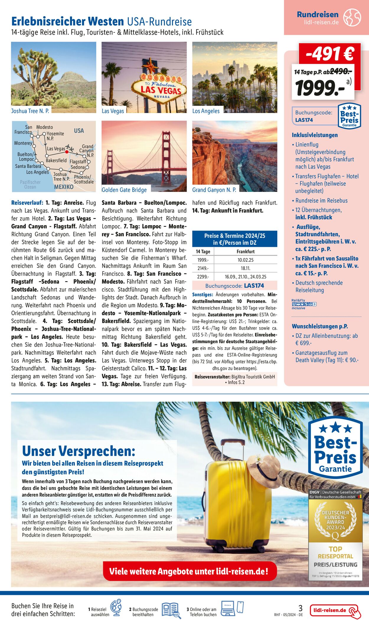 Lidl-Reisen Prospekt - Aktuell vom 27.04-31.05.2024 (Seite 3)