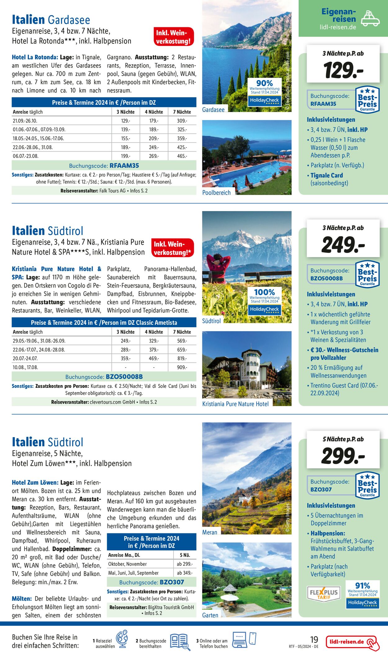 Lidl-Reisen Prospekt - Aktuell vom 15.05-15.06.2024 (Seite 19)