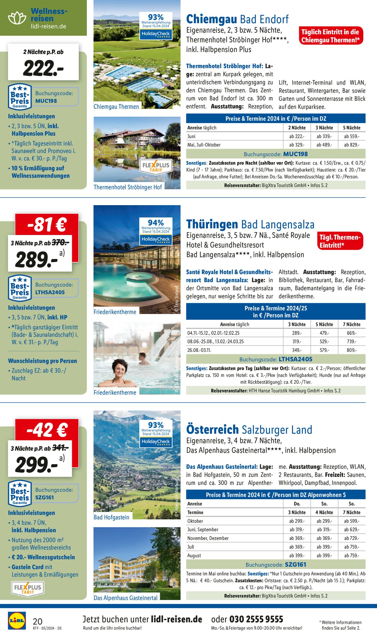 Lidl-Reisen Prospekt - Aktuell vom 15.05-15.06.2024 (Seite 20)