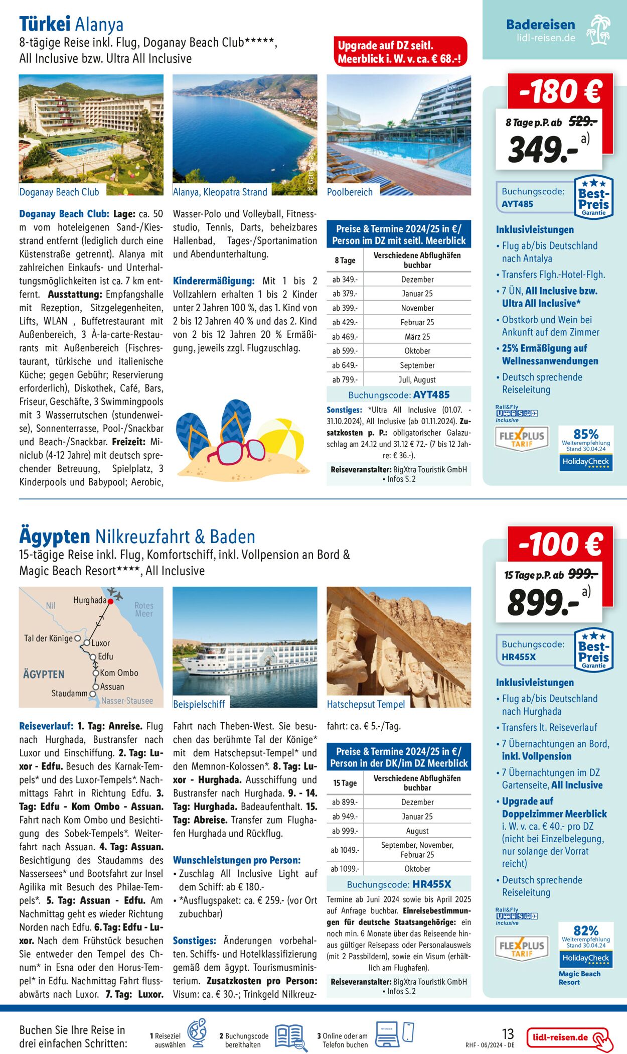 Lidl-Reisen Prospekt - Aktuell vom 31.05-30.06.2024 (Seite 13)