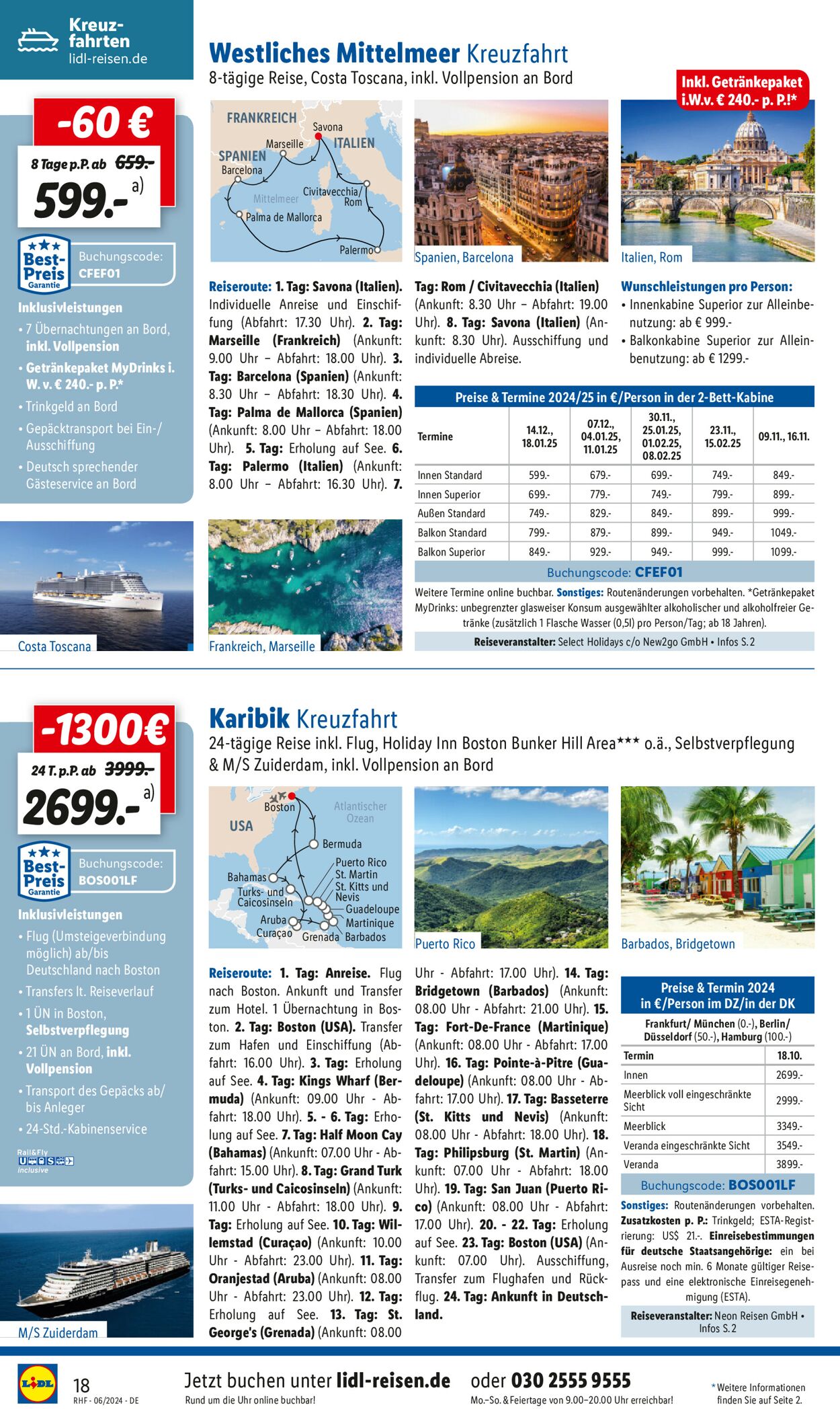 Lidl-Reisen Prospekt - Aktuell vom 31.05-30.06.2024 (Seite 18)