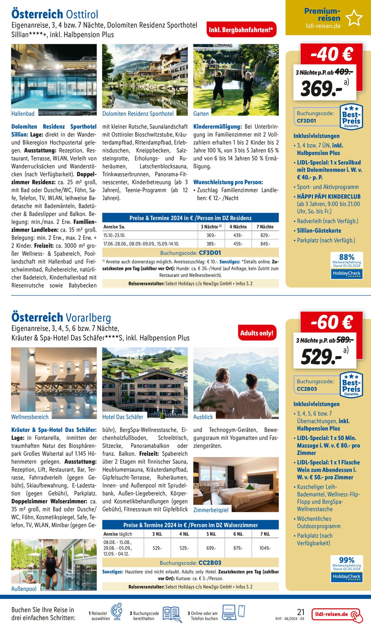 Lidl-Reisen Prospekt - Aktuell vom 31.05-30.06.2024 (Seite 21)