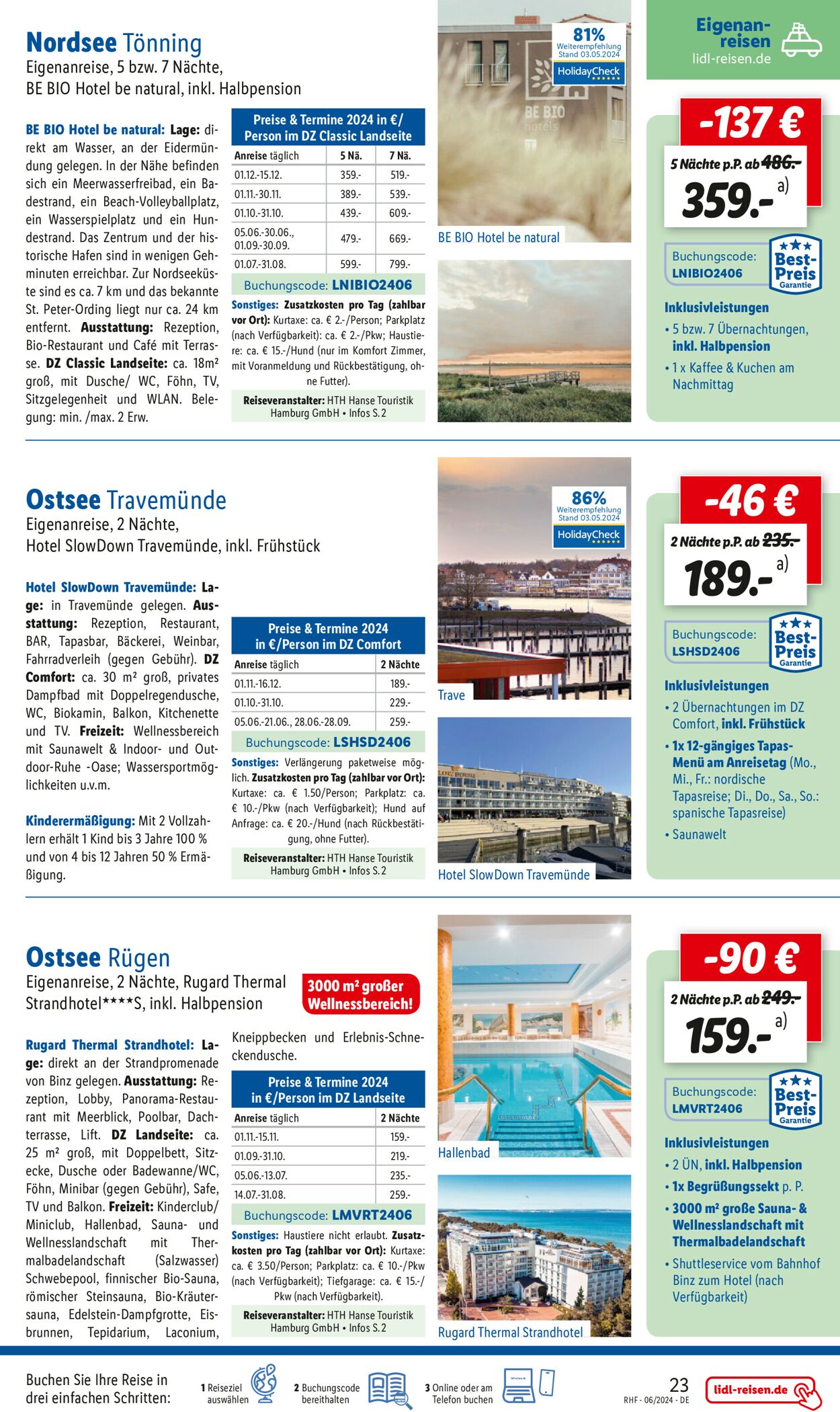 Lidl-Reisen Prospekt - Aktuell vom 31.05-30.06.2024 (Seite 23)