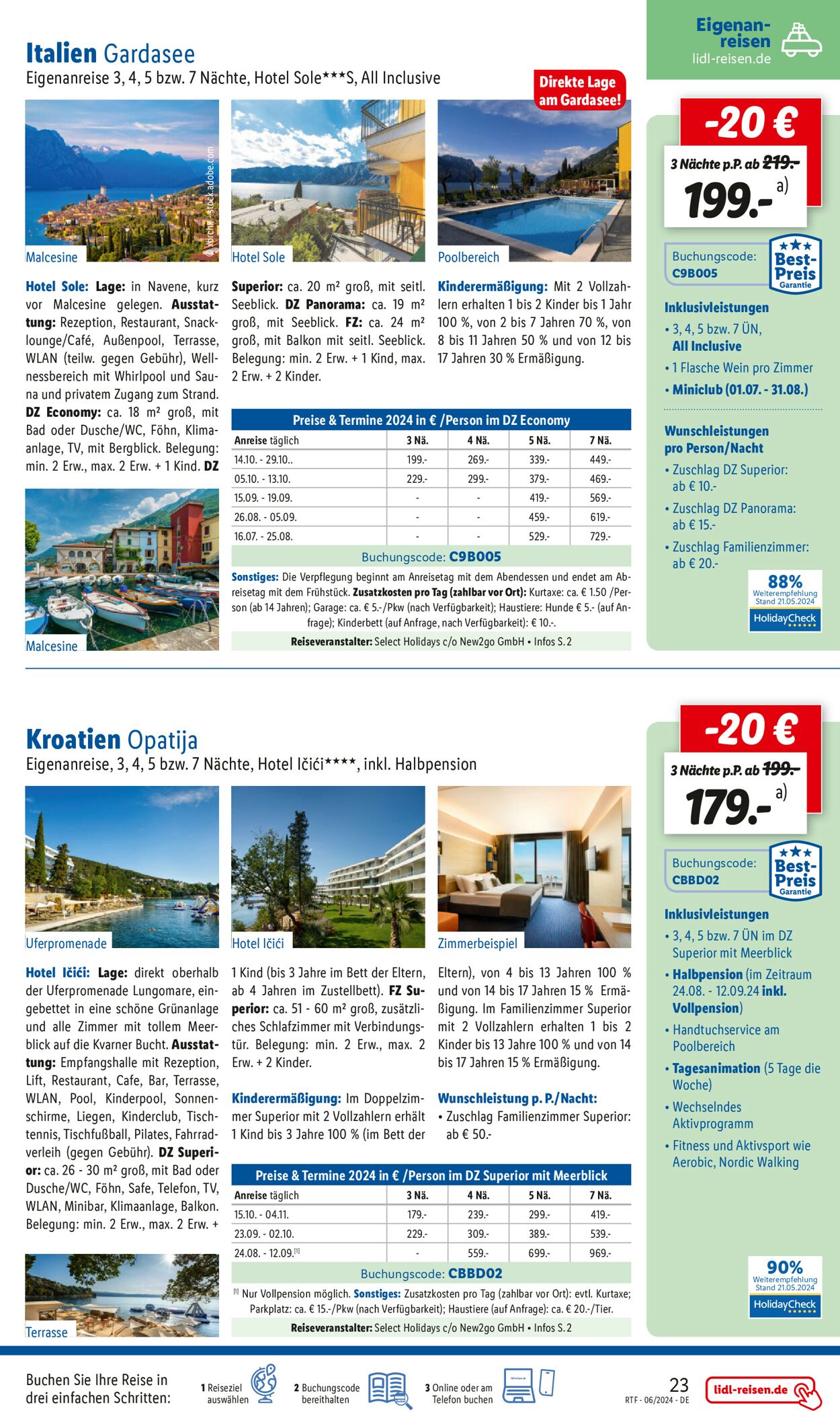 Lidl-Reisen Prospekt - Aktuell vom 13.06-15.07.2024 (Seite 23)