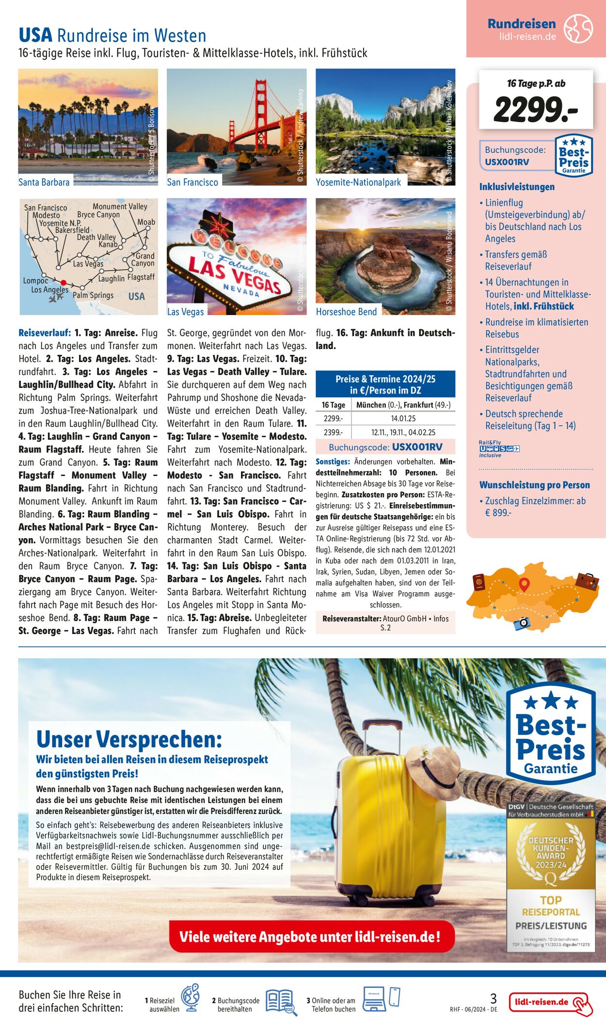 Lidl-Reisen Prospekt - Aktuell vom 31.05-30.06.2024 (Seite 3)