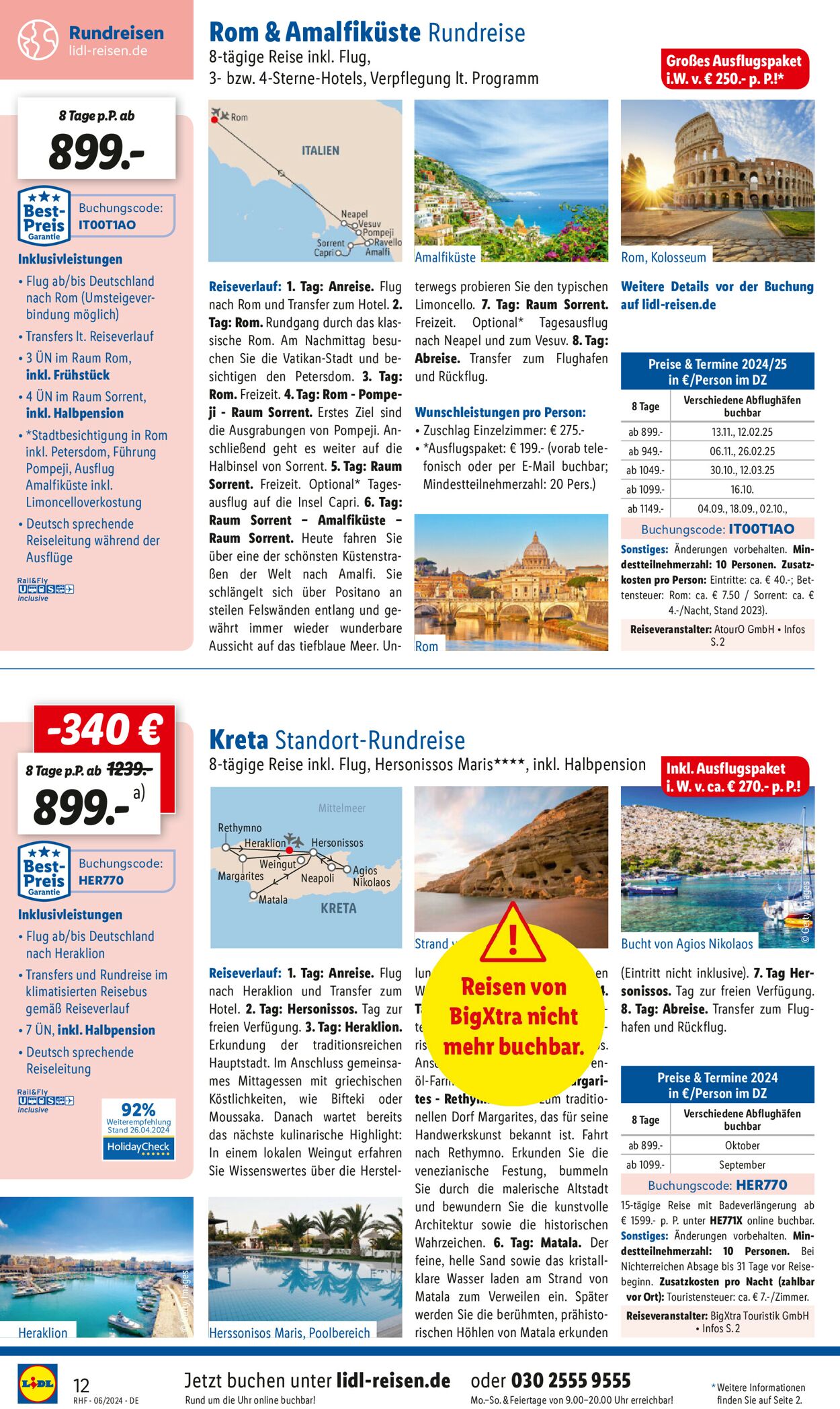 Lidl-Reisen Prospekt - Aktuell vom 31.05-30.06.2024 (Seite 12)