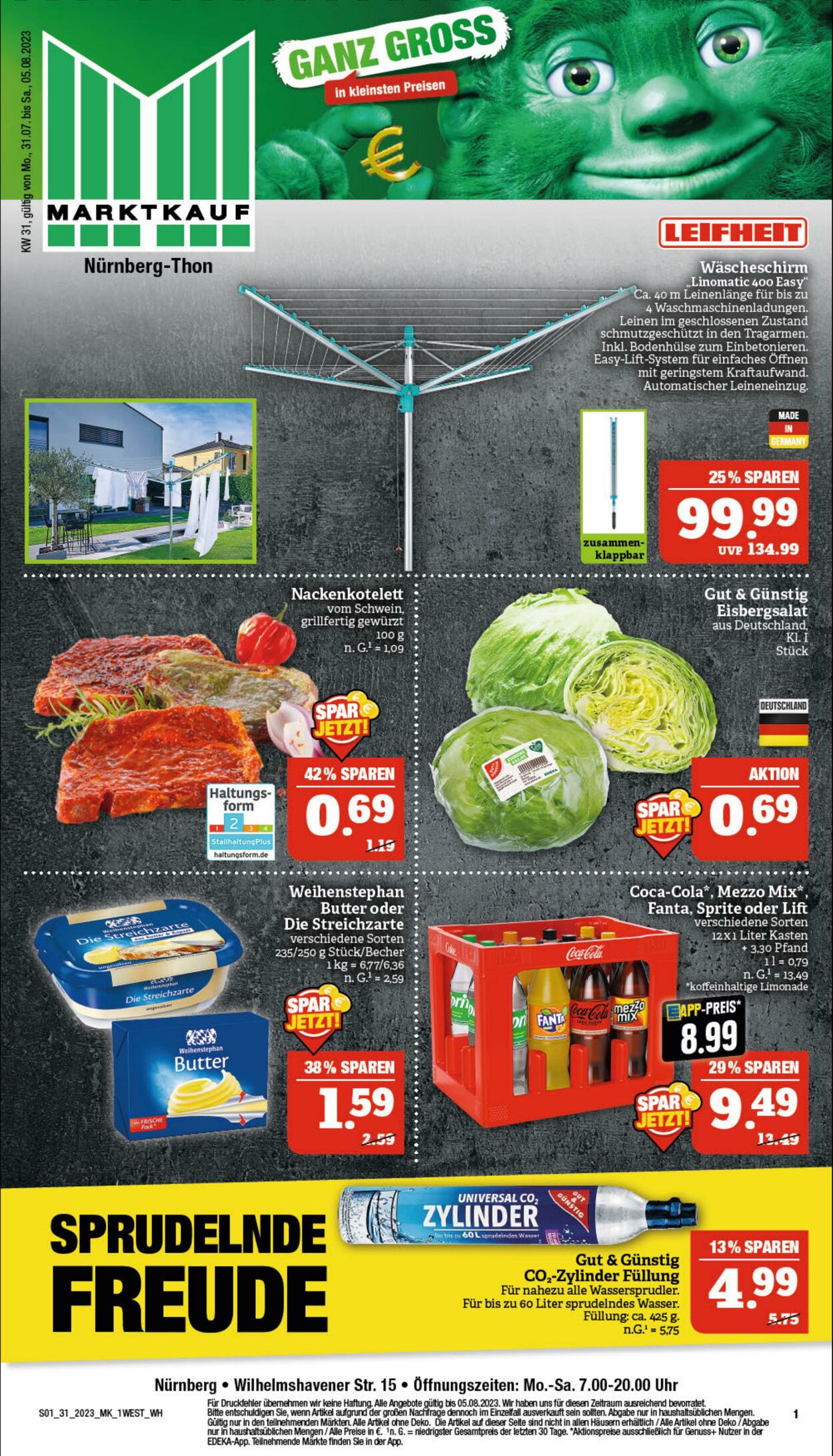 Marktkauf - Nürnberg-Thon Prospekt - Aktuell vom 31.07-05.08.2023