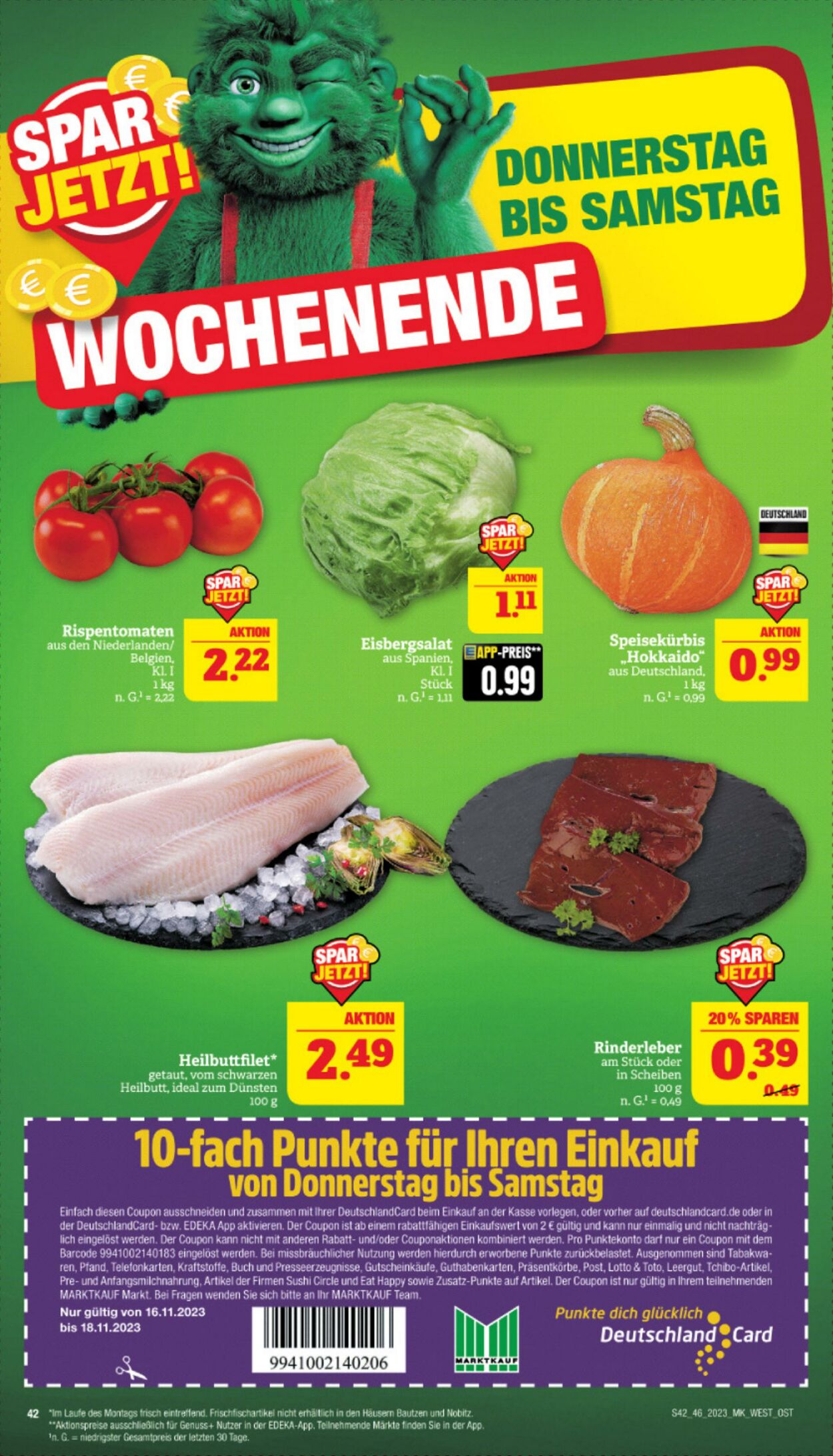 Marktkauf - Nürnberg-Thon Prospekt - Aktuell vom 18.11-02.12.2023 (Seite 42)