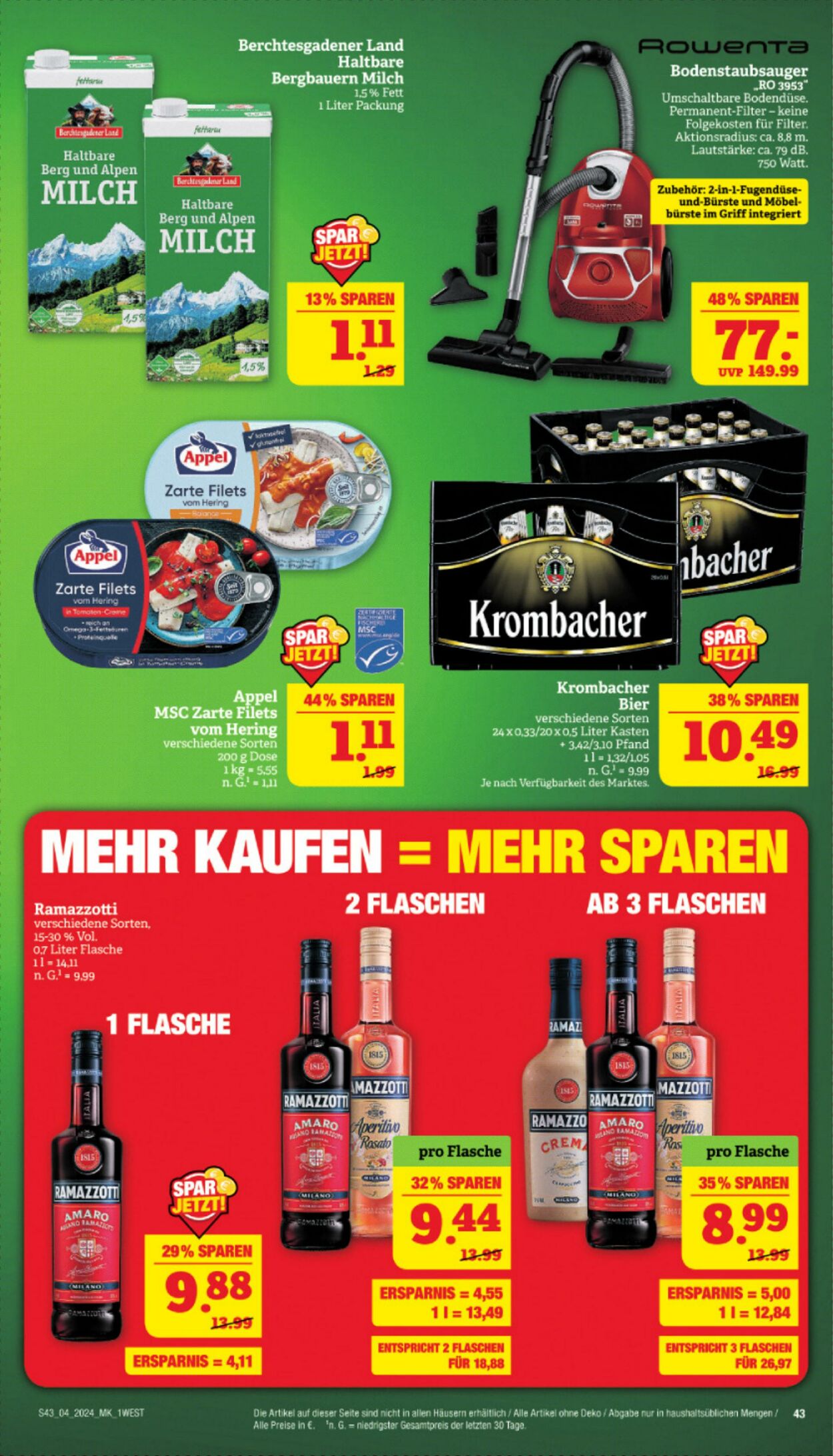 Marktkauf - Nürnberg-Thon Prospekt - Aktuell vom 22.01-27.01.2024 (Seite 43)