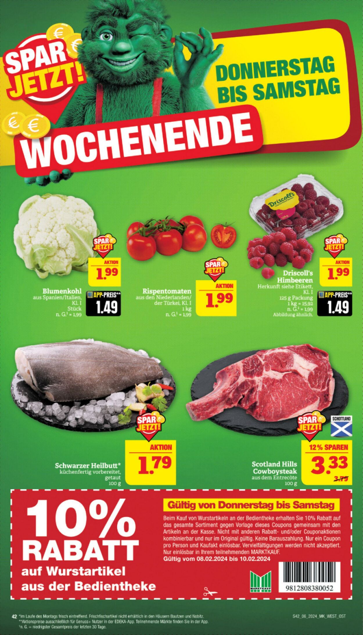 Marktkauf - Nürnberg-Thon Prospekt - Aktuell vom 05.02-10.02.2024 (Seite 42)