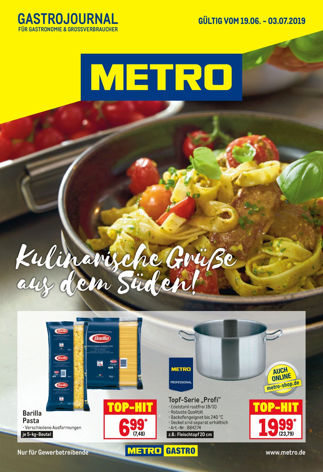 Metro Prospekt - Aktuell vom 19.06-03.07.2019