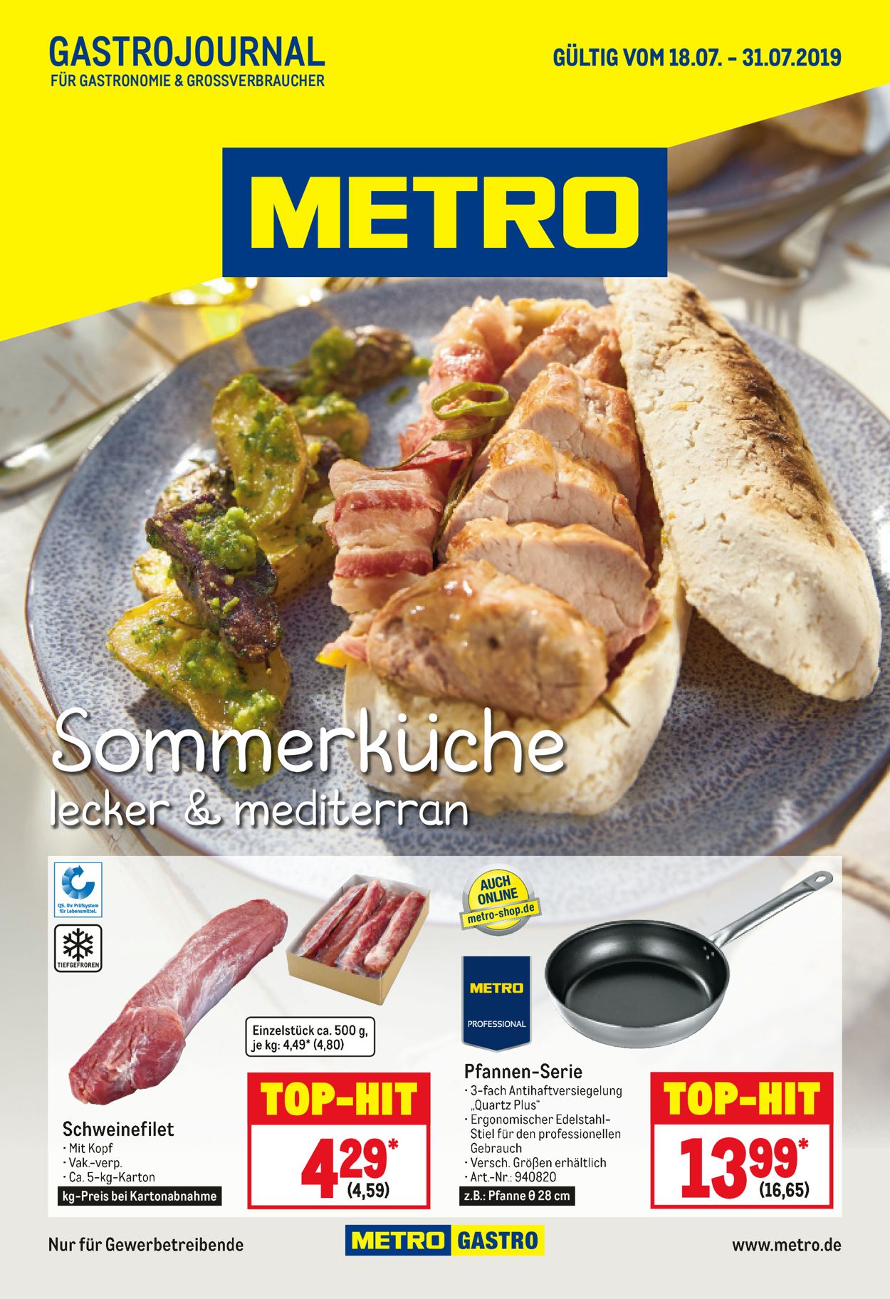 Metro Prospekt - Aktuell vom 18.07-31.07.2019