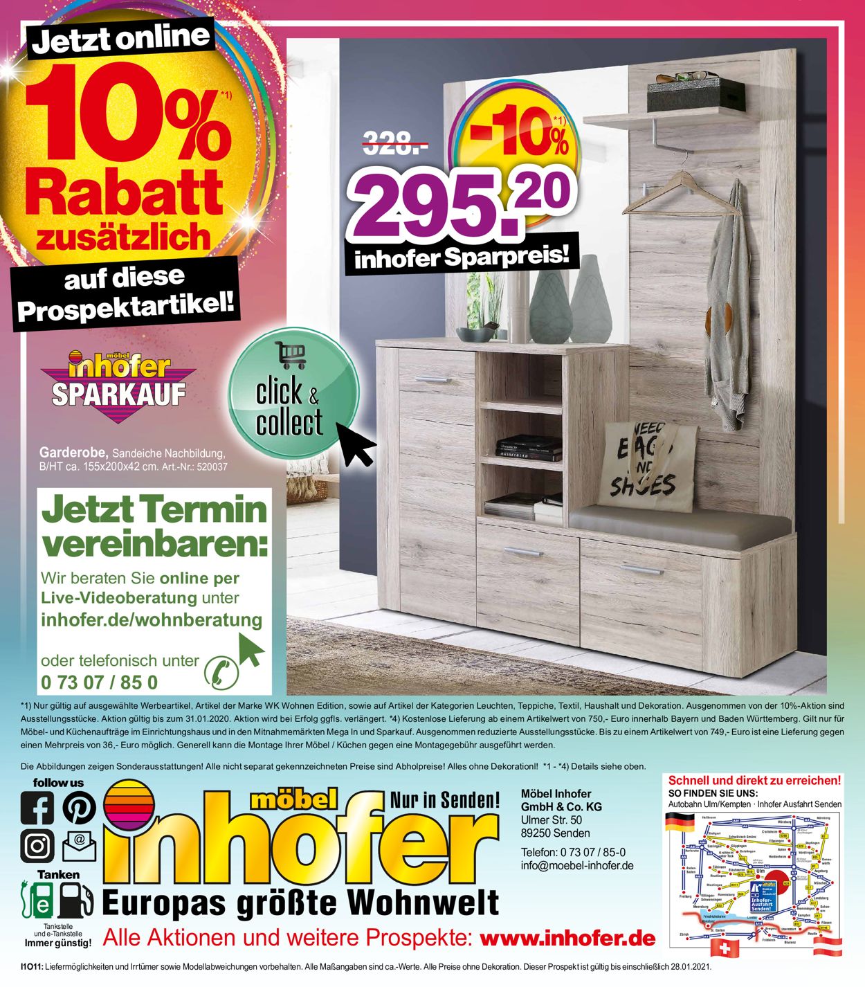 Möbel Inhofer Prospekt - Aktuell vom 14.01-28.01.2021 (Seite 10)
