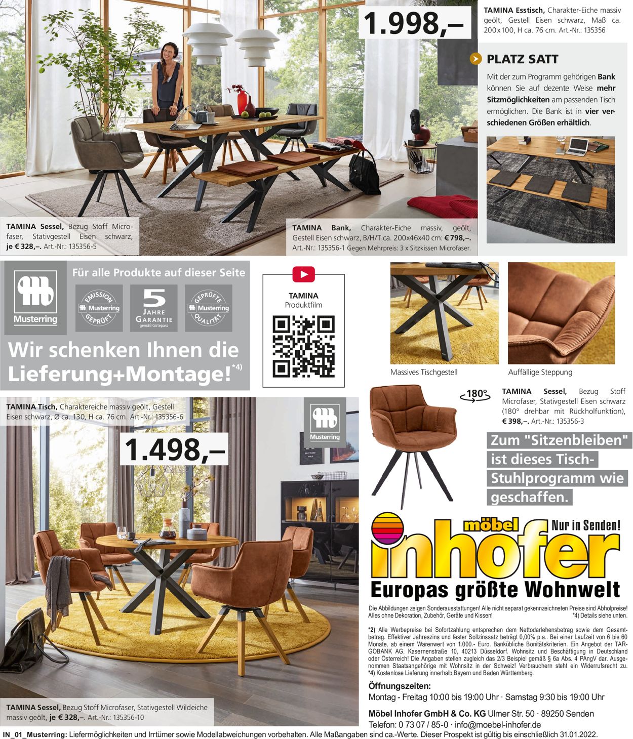 Möbel Inhofer Prospekt - Aktuell vom 13.01-31.01.2022 (Seite 8)