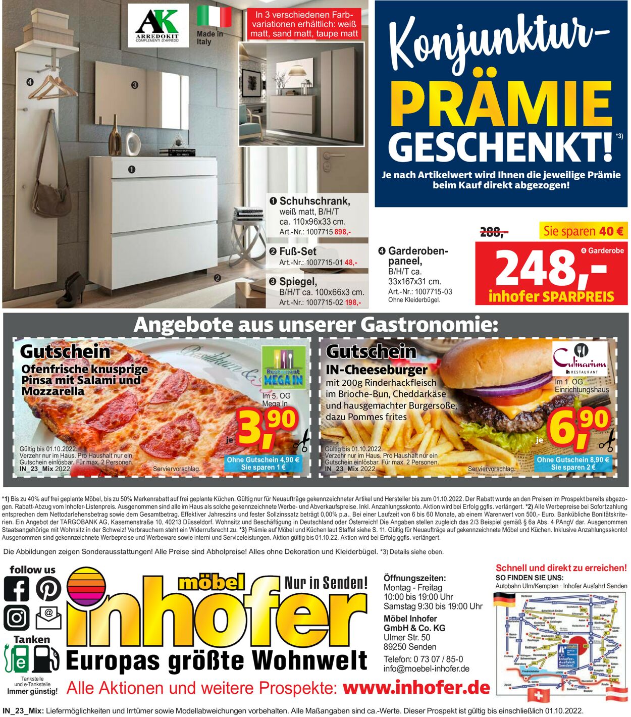 Möbel Inhofer Prospekt - Aktuell vom 14.09-01.10.2022 (Seite 20)