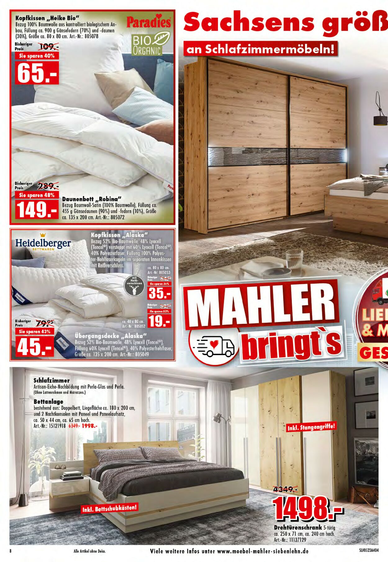 Möbel Mahler Prospekt - Aktuell vom 12.04-05.05.2023 (Seite 8)