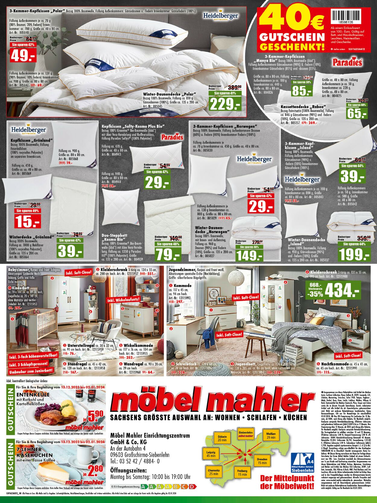 Möbel Mahler Prospekt - Aktuell vom 13.12-02.01.2024 (Seite 8)