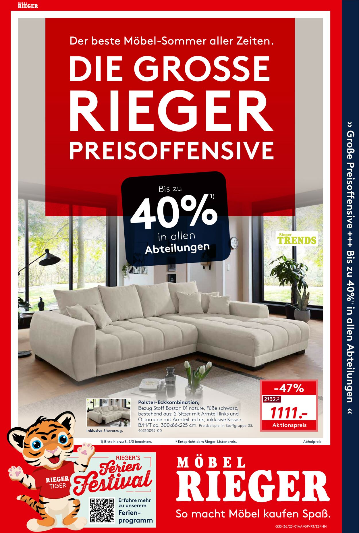 Möbel Rieger Prospekt - Aktuell vom 16.08-23.08.2023 (Seite 9)