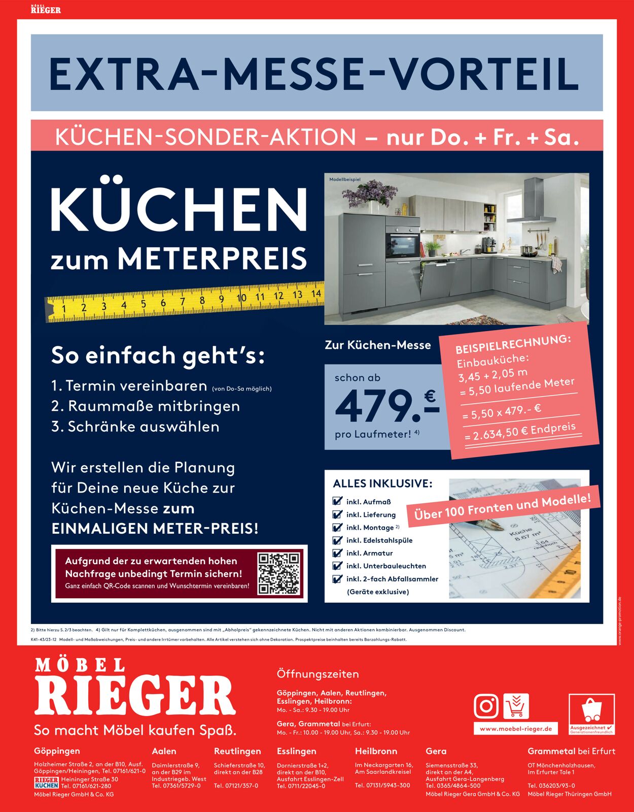 Möbel Rieger Prospekt - Aktuell vom 11.10-18.10.2023 (Seite 12)