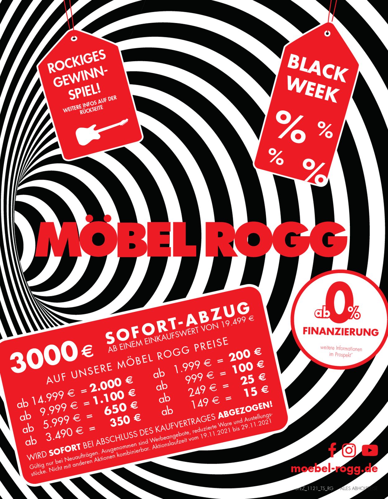 Möbel Rogg BLACK WEEK 2021 Prospekt - Aktuell vom 19.11-29.11.2021