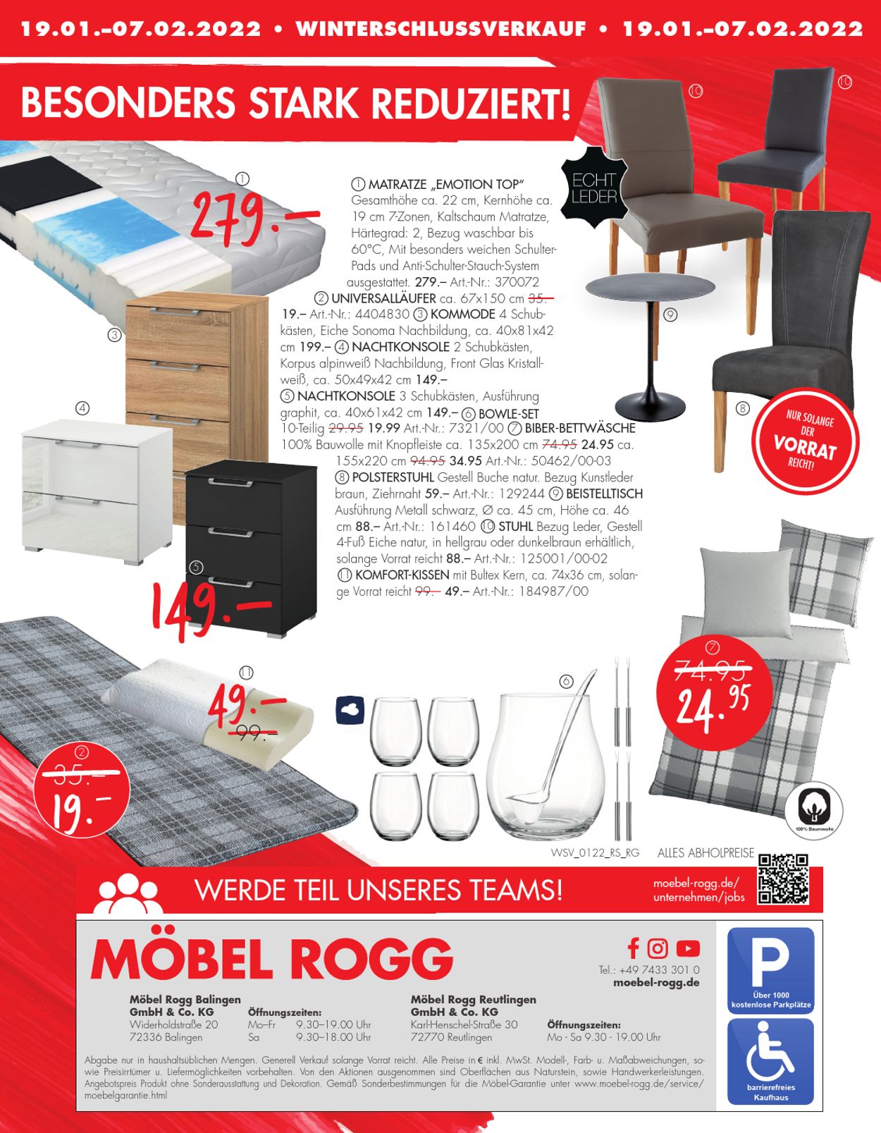Möbel Rogg Prospekt - Aktuell vom 19.01-07.02.2022 (Seite 12)