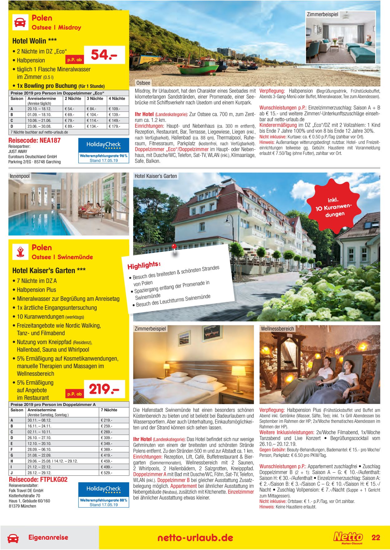 Netto Marken-Discount Prospekt - Aktuell vom 31.05-30.06.2019 (Seite 22)